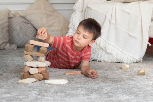 wood west coast stacking montessori waldorf nordic toys rock blocks pine cedar douglas fir maple