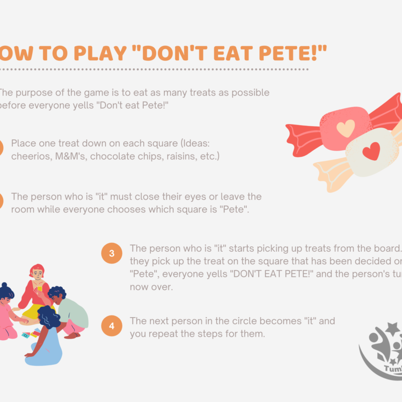 Don’t Eat Pete – Customizable Board Game Printout for ages 2+