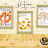 autumn craft pack finger paint handprint footprint halloween fall and thanksgiving